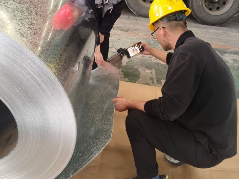 Galvanized Steel Coil Inspection