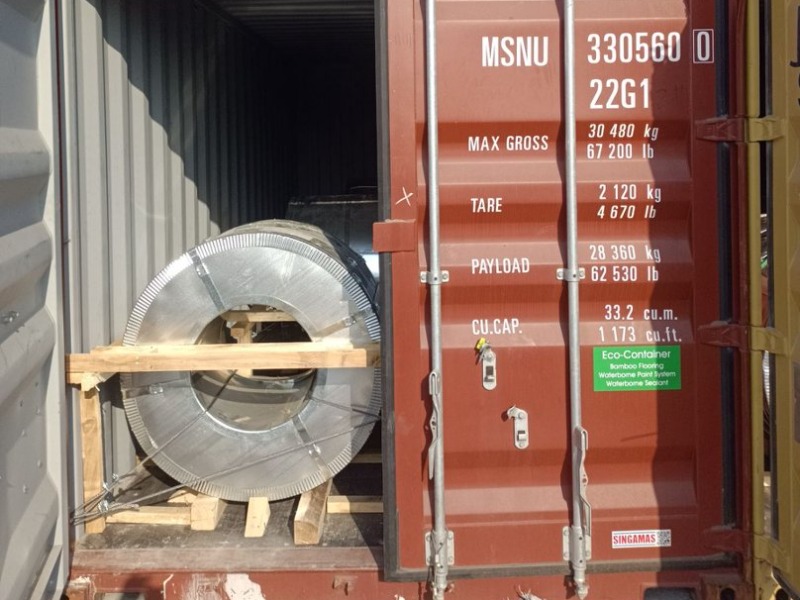 Galvanized Steel Coils and Strips Shipment - Wanzhi Group