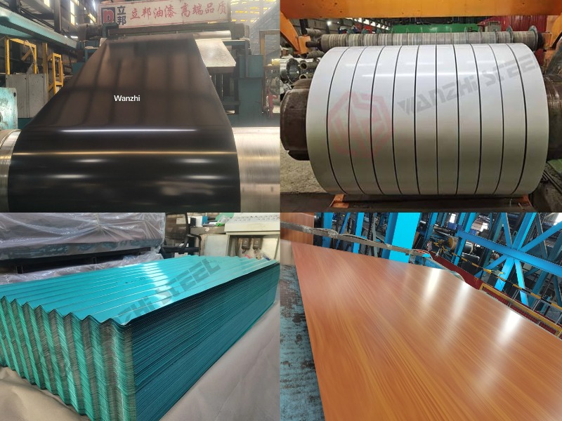 Prepainted Galvalume PPGL Steel Coils, Sheets, Strips - Wanzhi Group