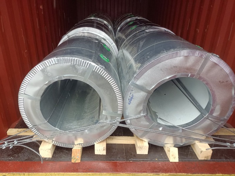 120 Tons of Textured PPGI Coils Shipped to Kyrgyzstan - Wanzhi Group