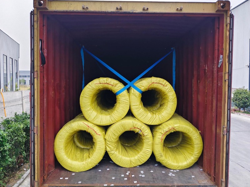 72 Tons of Galvanized Steel Wire Shipped to Kuwait - Wanzhi Group