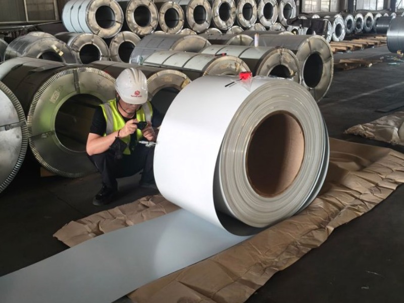 Color Coated Steel Coil Inspection - Wanzhi Group Factory